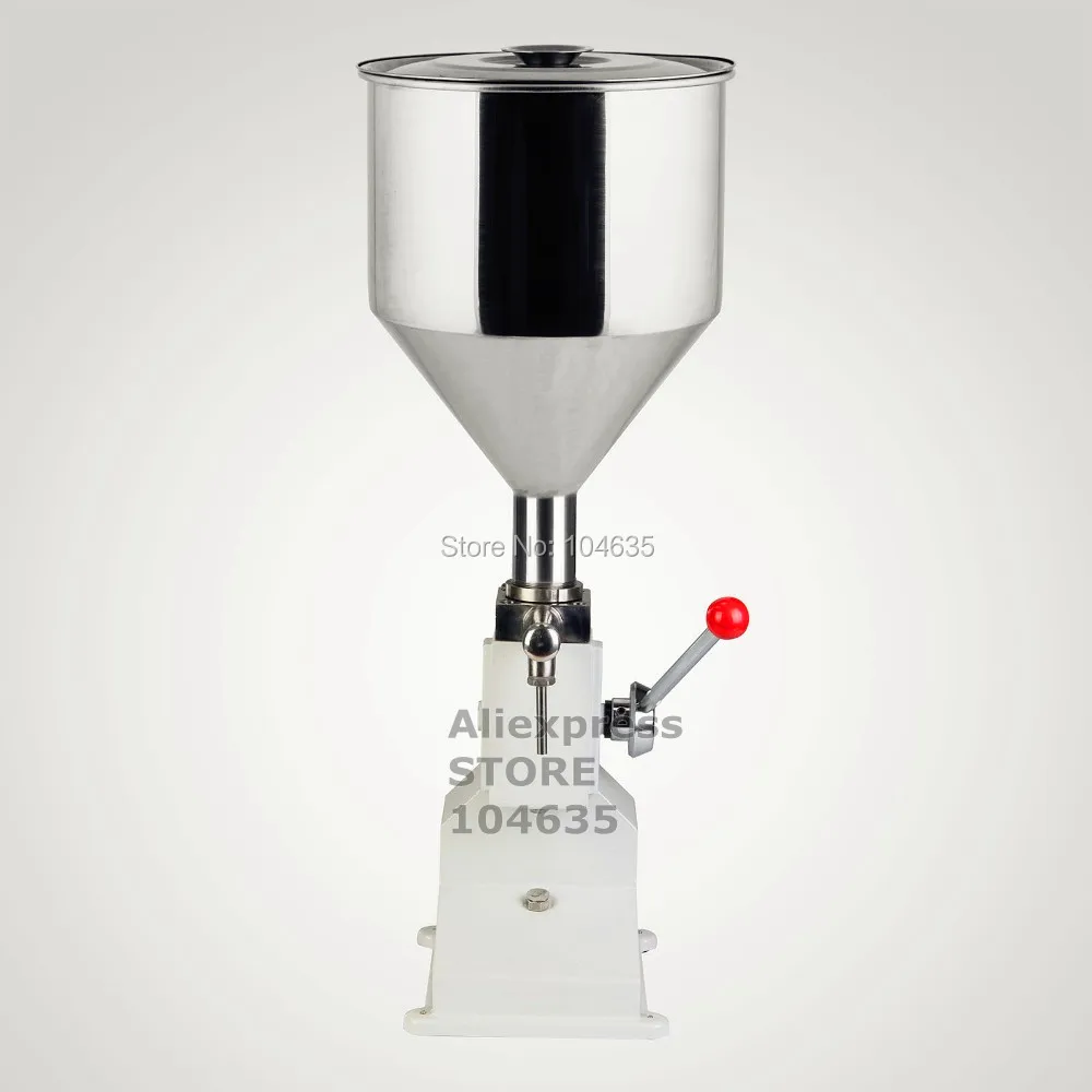 Free shipping! Best Price High Quality NEW A03 Manual Cream Paste Soap Juice Honey Filling Machine 5-50ML