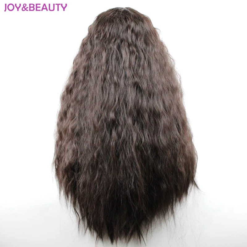 JOY& BEAUTY 2" Длинные Синтетические высокотемпературные волокна волос Длинные вьющиеся парик черный/коричневый микс женщин косплей парик