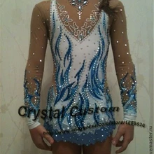 Художественные платья для занятия гимнастикой для девочек красивое новое Брендовое платье для соревнований по гимнастике G2095