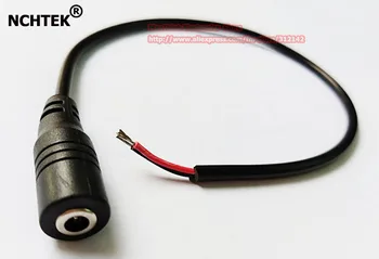 

NCHTEK DC Power Connector 3.5x1.35mm Female Pigtail, DC 3.5/1.35mm Plug Female Converter Cable/Free shipping/50PCS