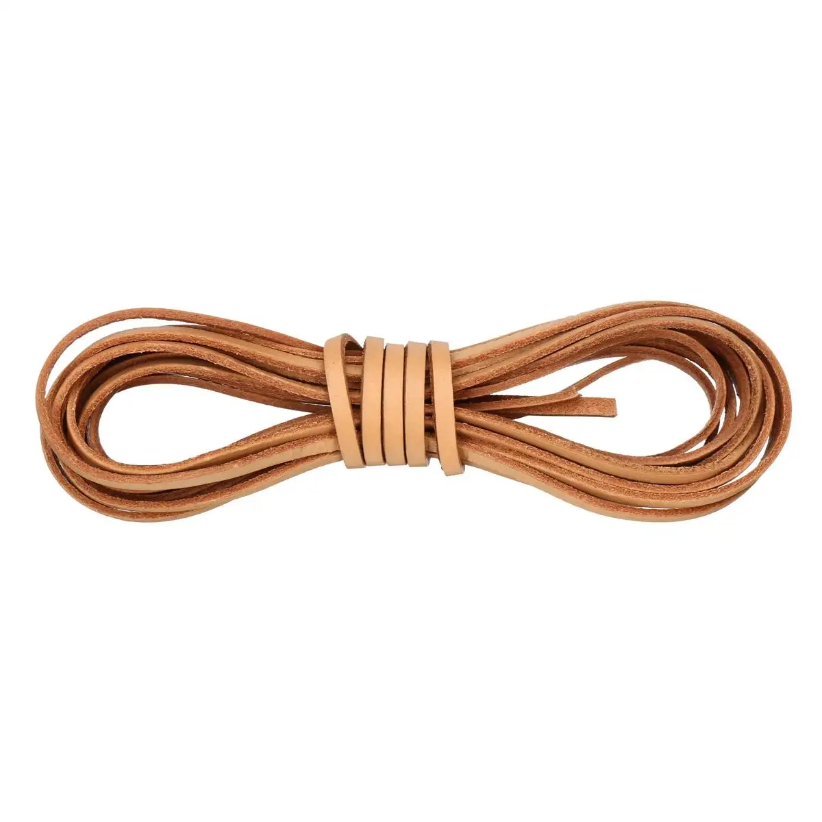 3/4/5/8/10mm 5M Genuine Leather Rope Cord Strap Cowhide Bracelet Necklace DIY Craft String Jewelry Making Flat Leather Rope