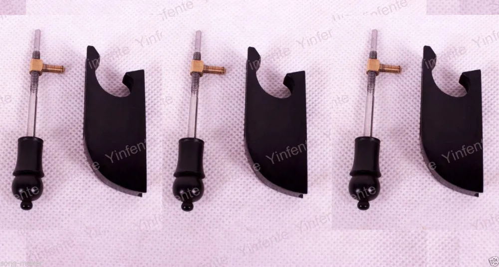 

Free shipping 3x Bow F rog Violin F rog Violin Parts Bow Parts Ebony wood Barqoue style Screw