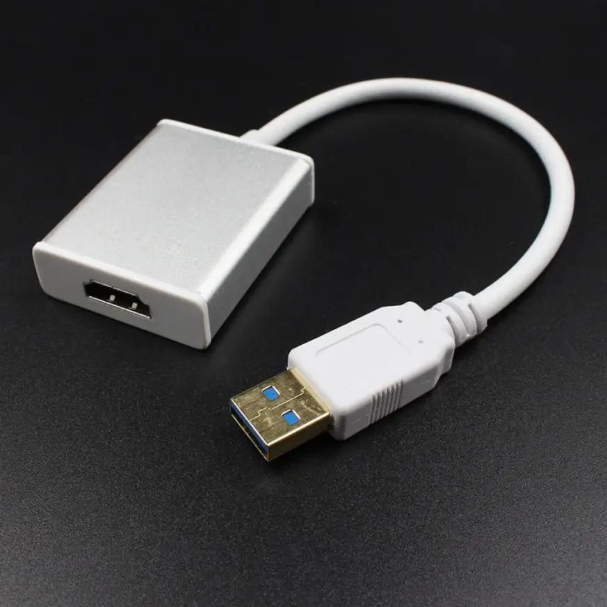 HIPERDEAL USB 3 0 к HDMI HD 1080P видео кабель адаптер конвертер для ПК ноутбука ТВ ПВХ Прямая
