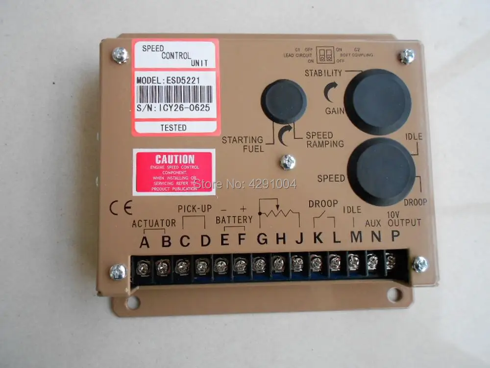 

ESD5221 5A 12&24VDC Governor Automatic Speed Controller for Diesel Engine