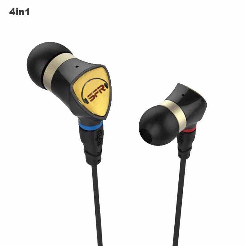 PZ SENFER 4 в 1 heandphone Наушники вкладыши с интерфейсом MMCX Hi Fi наушники гарнитура ie80 ie8 ie800