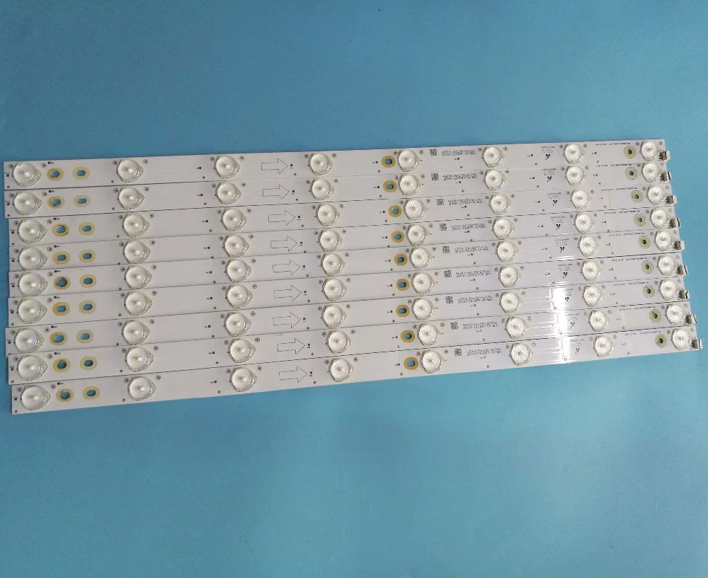 

100%new 1 Set =9 Pieces LED backlight 8 lamp for TCL 48"TV LE48M90A LE48D8600 4C-LB480T-YH1HP TMT-48B2600-3030C-8S1P