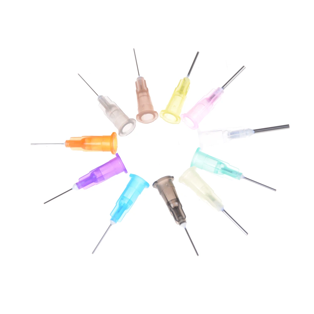 Solder Paste Adhesive Glue Liquid Dispensing Needle 100Pcs Useful New Hot sale High Quality