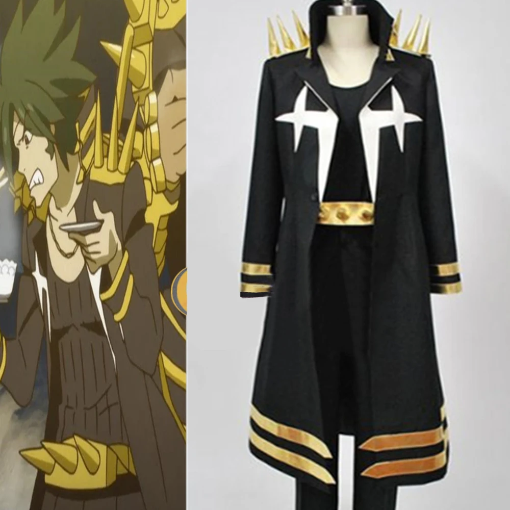 

Cosplay Kill la Kill Houka Inumuta Cosplay costume Full Set Uniform black uniform for Halloween party