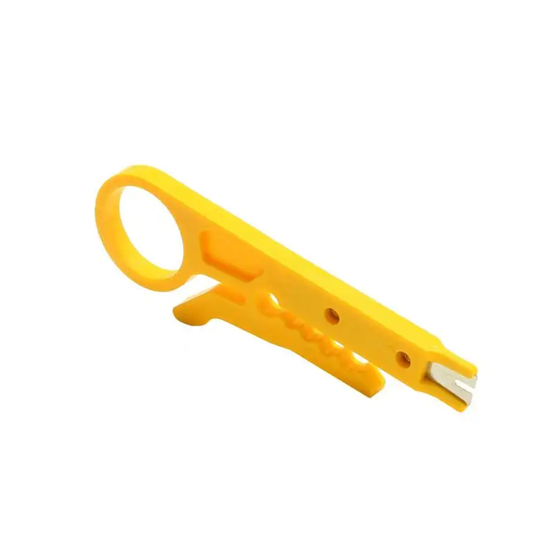 Мини Портативный нож для зачистки проводов щипцы плоскогубцы обжимной инструмент для зачистки кабеля резак для проводов многофункциональные инструменты для резки линии карманный Мультитул - Цвет: Orange