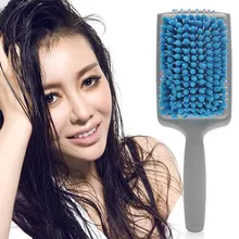 2016 New Quick Drying Antimicrobial Microfiber Hair Brush Microfiber Magic Drying Tangle Hair Brush Convenient Comb Hair Brushes