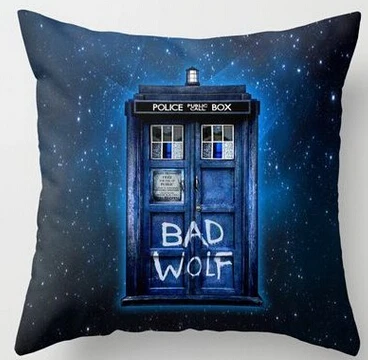 Роскошный Забавный Доктор Кто плохой волк креативный модный дизайн квадратная