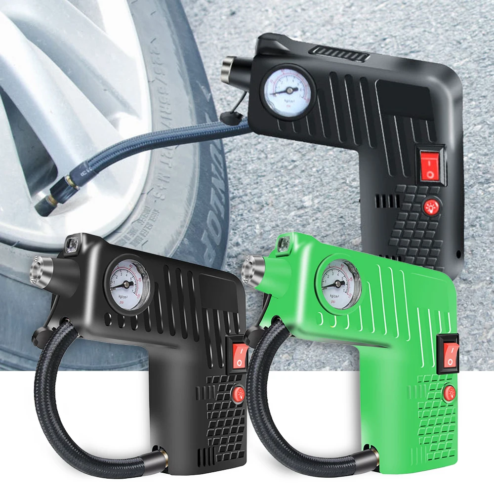 Portable Car Air Pump Multi function 12V Electric Air Pump Mini Tire
