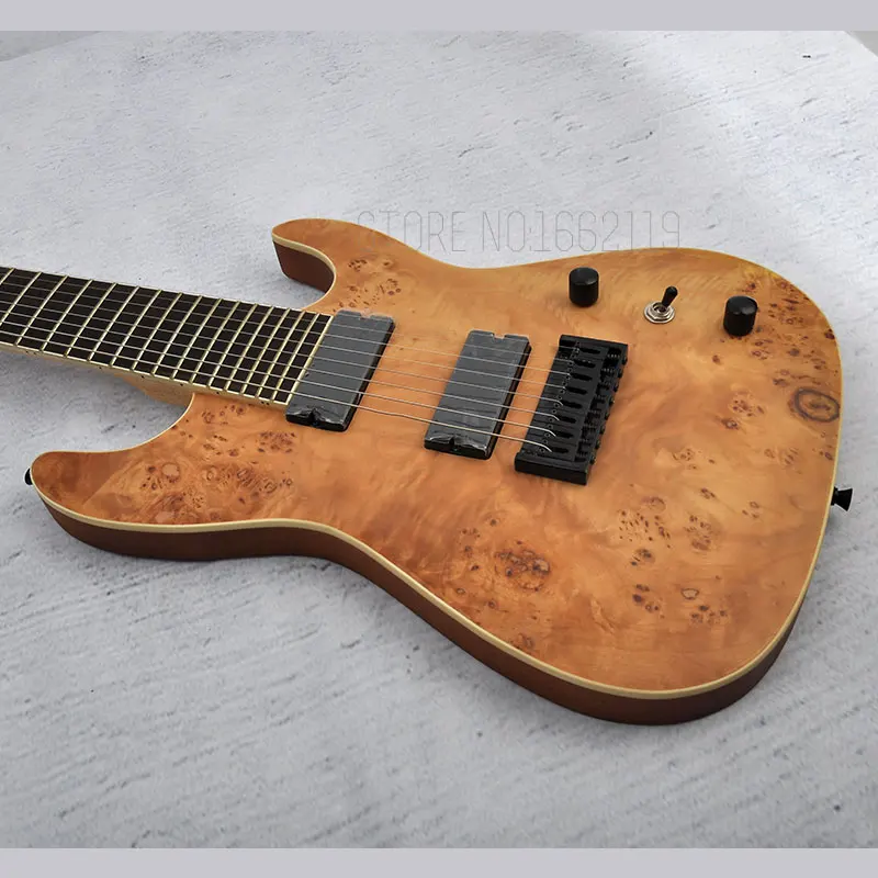 

Free Shipping! Top quality 8 strings electric guitar TYM Color Black Hardware Rosewood fingerboard Mahogany body custom shop