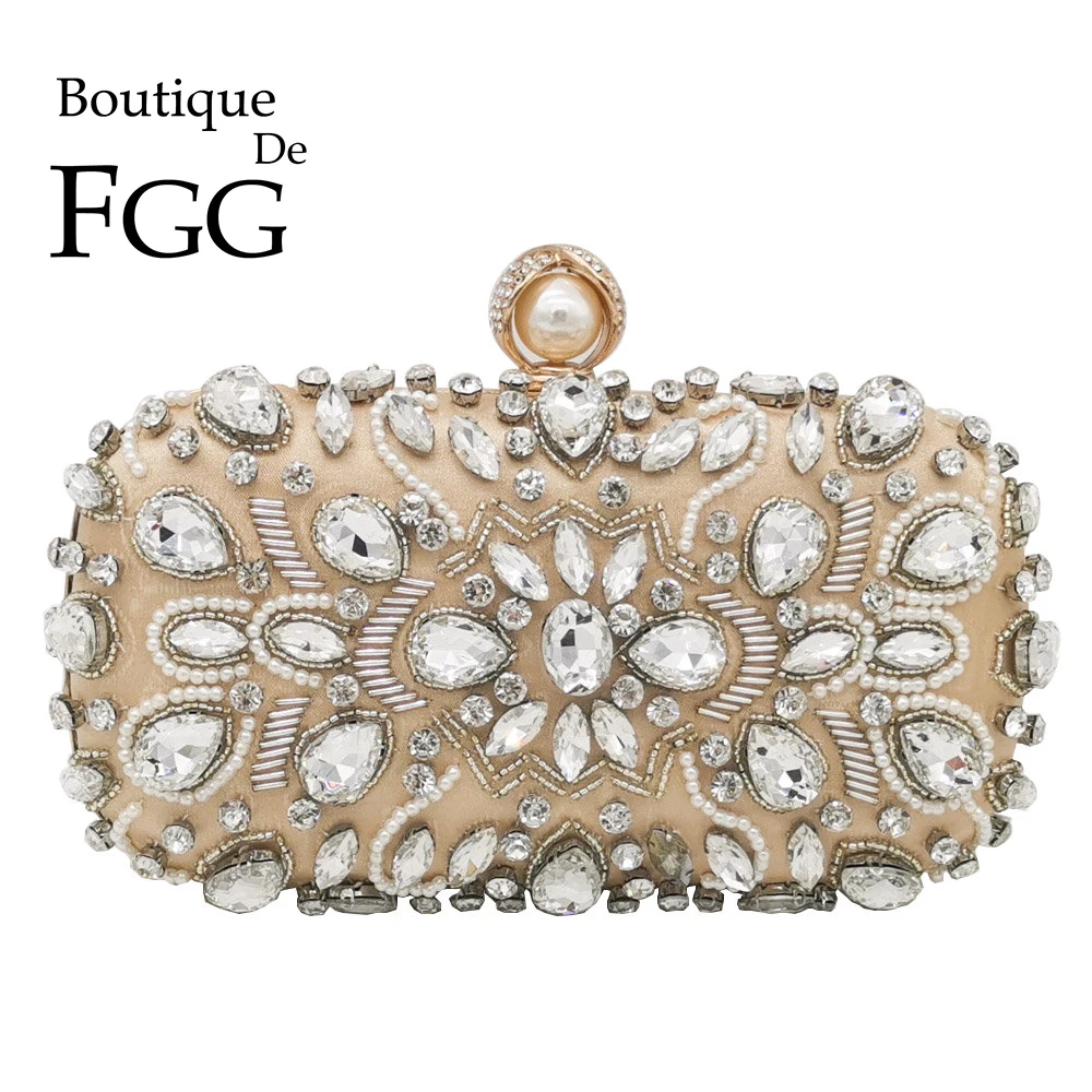 Boutique De FGG Pochette da sera con fiori da donna | FindTheDeal