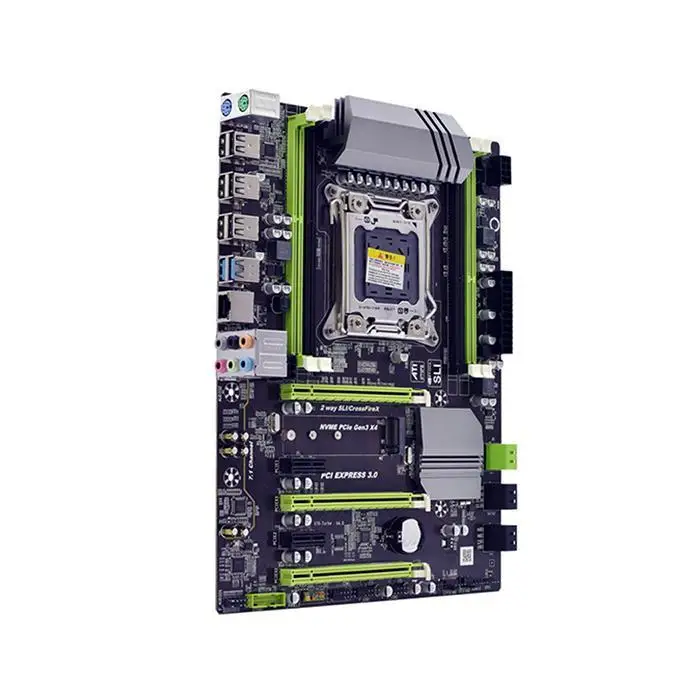 X79 настольные компьютеры материнская плата Sata 3 0 Usb 4xDDR3 DIMM SATA кабель ЦП компьютера