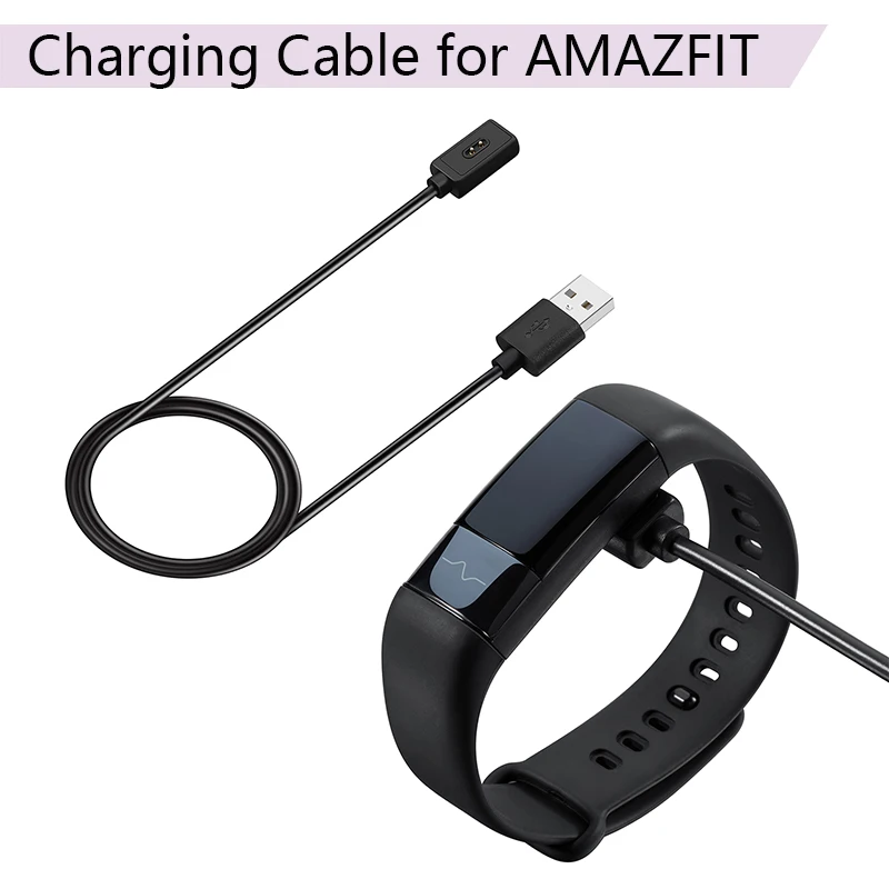 

Bracelet Magnetic Charging Cable for Xiaomi Huami Amazfit Midong Health Smart Band USB Cradle Replacement Charger Dock A1607