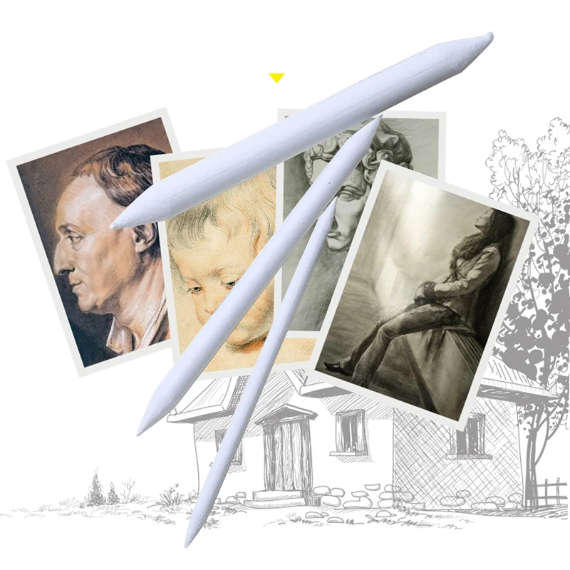 3 шт. Прочный инструмент для рисования пня Пастельная паста новинка растушевка