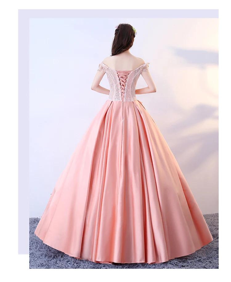 Коралловое бальное платье атласное Vestidos De 15 Anos De Debutante Vestidos Para Quinceanera