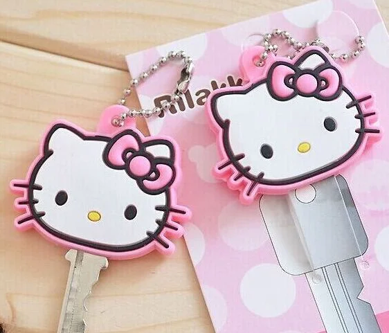 

1Piece Kawaii 4CM KEY Wallet Rubber KEY Case Wallet Holder Key Case Coat