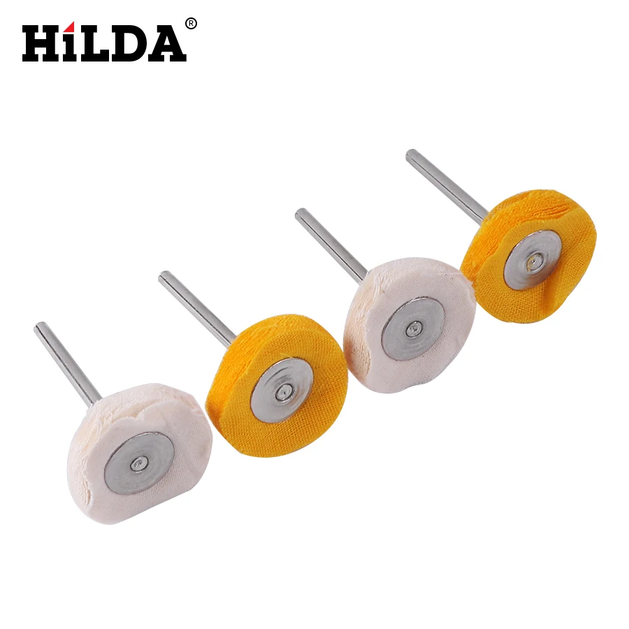 

HILDA Polishing Buffing Wheel Grinding Head Woodworking Dremel Accessories Grinder Brushes For Wood Abrasive Tools