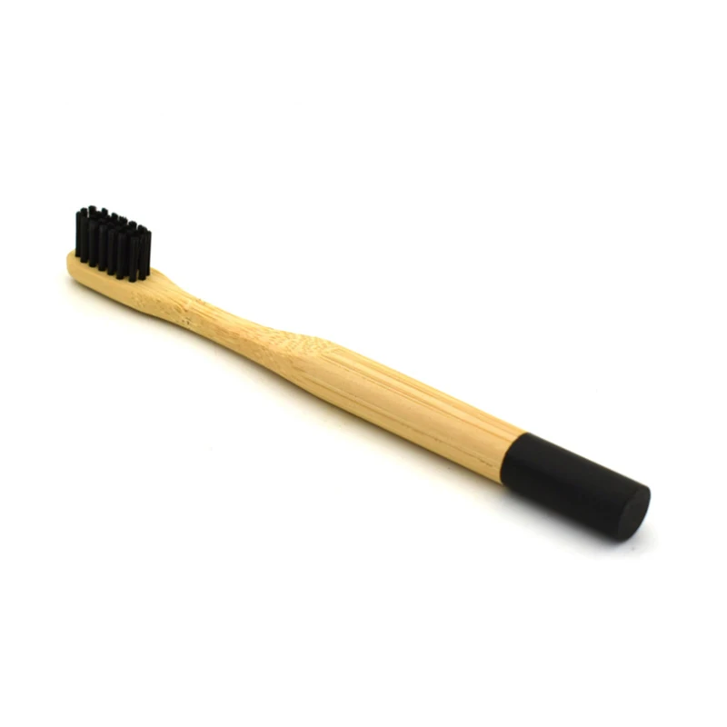 3090 Высококачественная бамбуковая зубная щетка с цветная зубная щетка для головы материалы для защиты окружающей среды 1 шт./партия - Цвет: Black