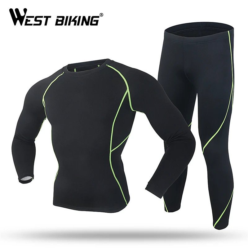 Мужской комплект Джерси с длинным рукавом WEST BIKING Термальный для | Отзывы и видеообзор