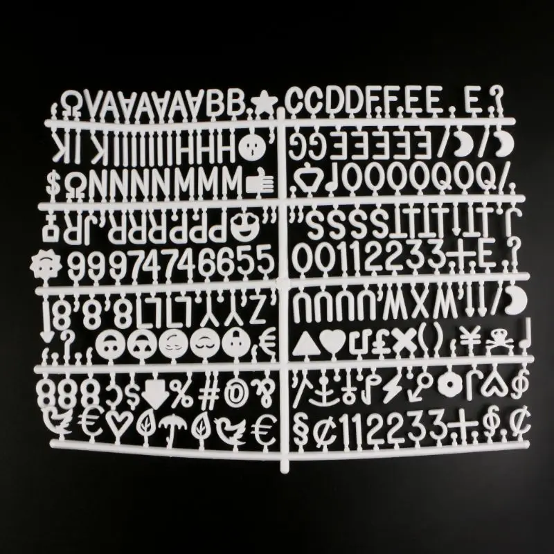 

Letter Board Letters Set 230 Numbers Special Characters Words For Felt Changeable Message Signs & Letterboards
