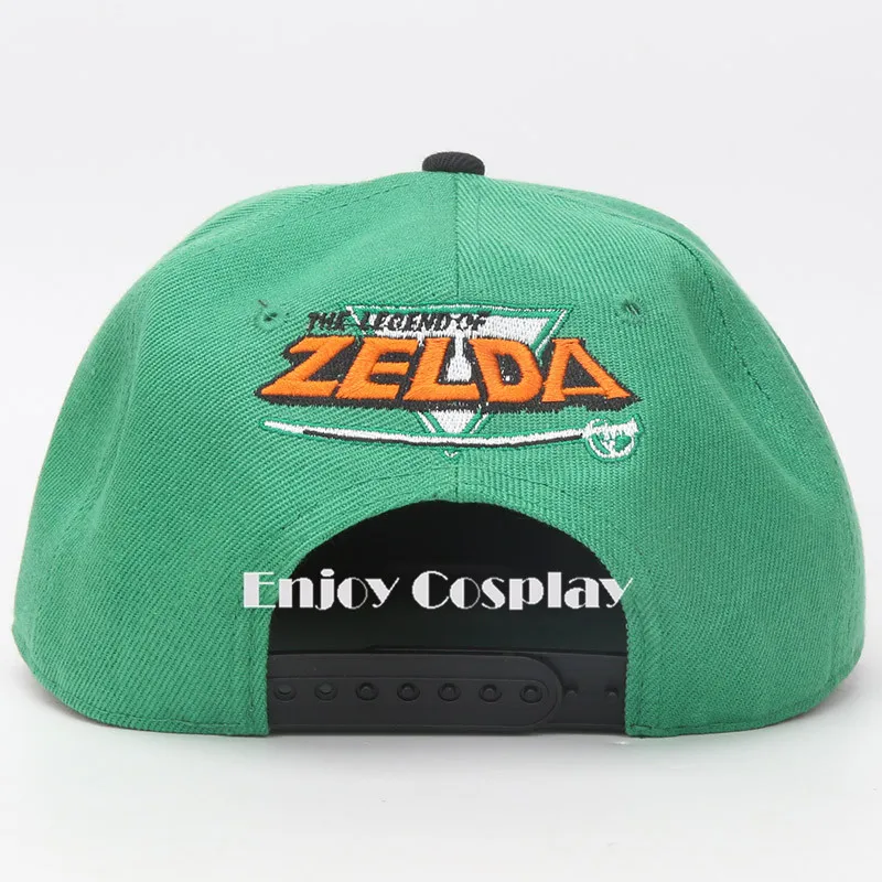 Игра Легенда о Зельде логотип вышивка бейсбольная бейсболка с колпаком кепки s Шляпы Повседневная регулируемая зеленая шляпа от солнца