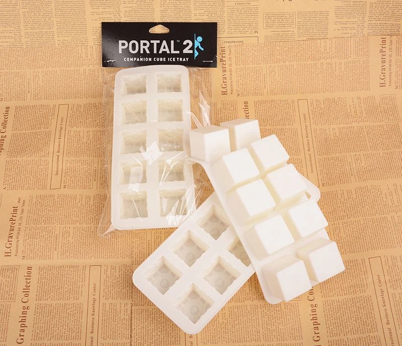 

Portal 2 Ice Cube Companion Silicone Ice Tray Official with Tag 10pcs/lot