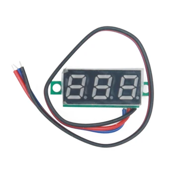 

100pcs/lot 0.28 inch 3 bits Digital Voltmeter DC0-100V Red Light LED Display Panel Voltage Meter 40%off
