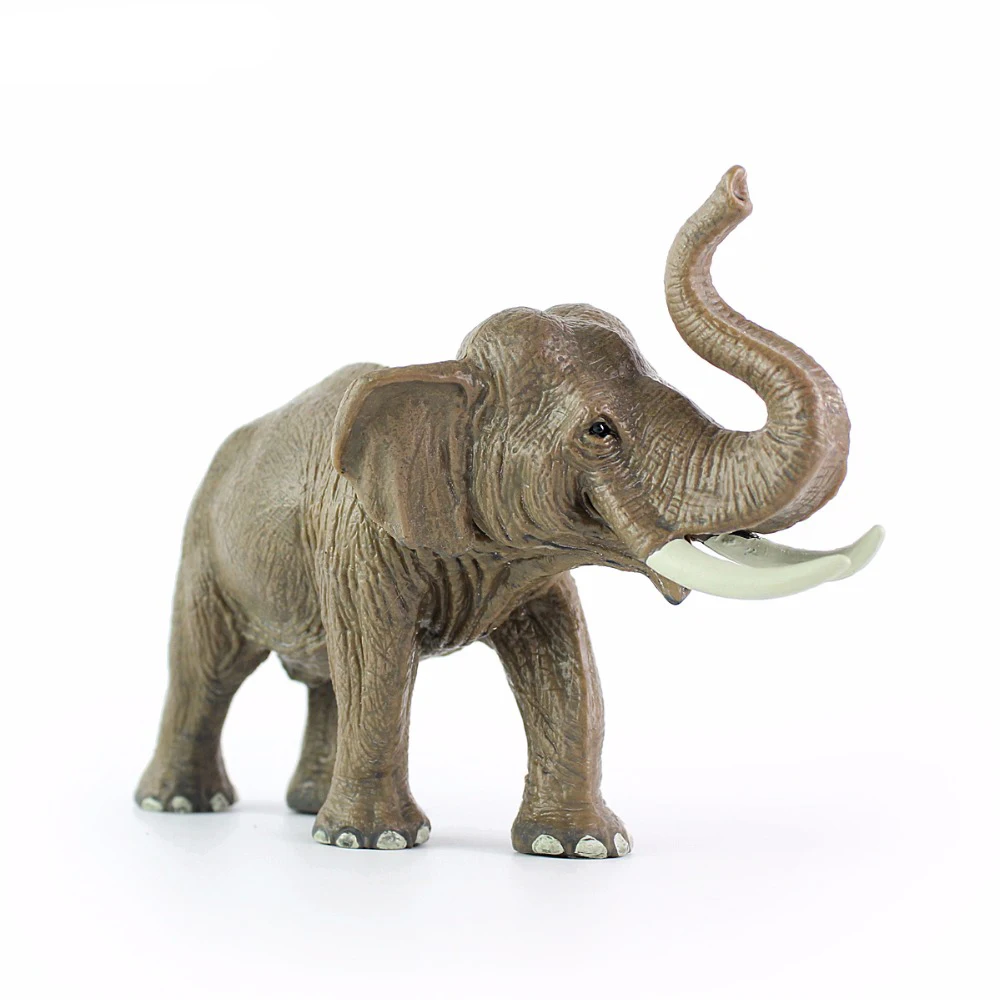 Bubles Wall African Elephant Wild Animals Simulation Female Elephant Action Figures Model Figurine Collection Toys For Kids