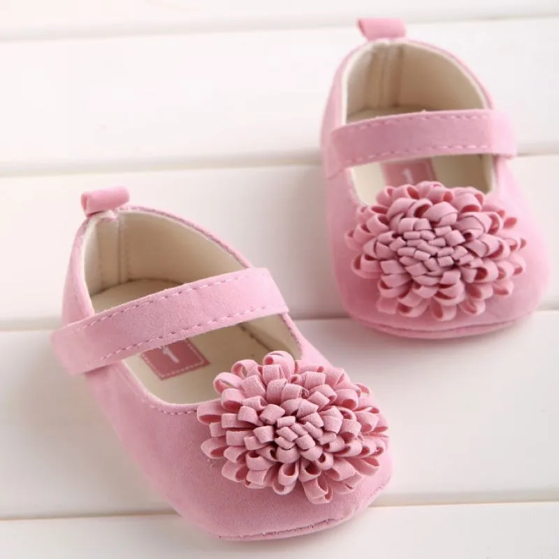 Розничная продажа, Бесплатная доставка, 2015 г. обувь для маленьких девочек с большими цветами, 11 см, 12 см, 13 см, весенне-Осенняя детская обувь