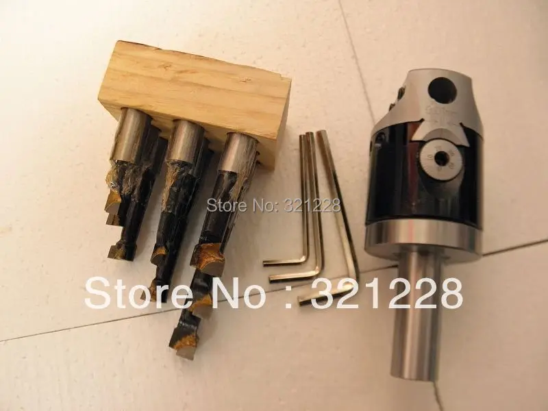 F1-12 boring head set 3/4" boring shank +50mm head+9pcs bar