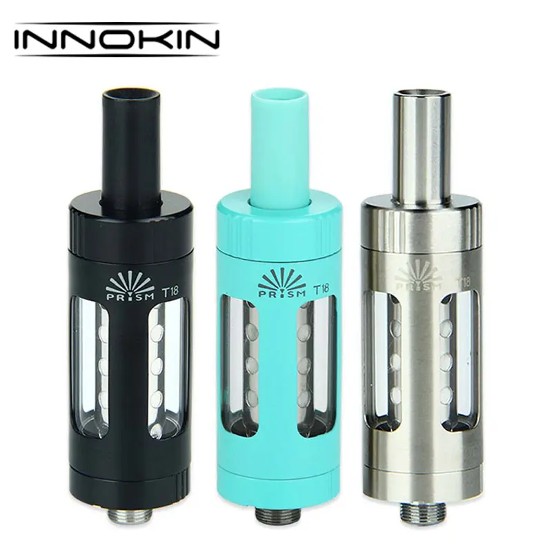 

Original Innokin Prism T18 Tank 2.5ml Atomizer E-Cigarettes Innokin Endura T18 Starter Kit 1.5ohm Coil Head Top-fill Vape Tank