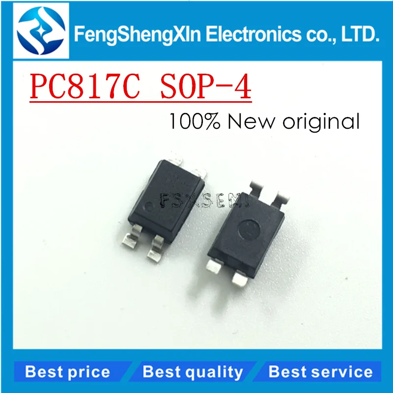 50pcs/lot New PC817C EL817 SOP 4 EL817C FCL17C EL817S C Photocoupler ...