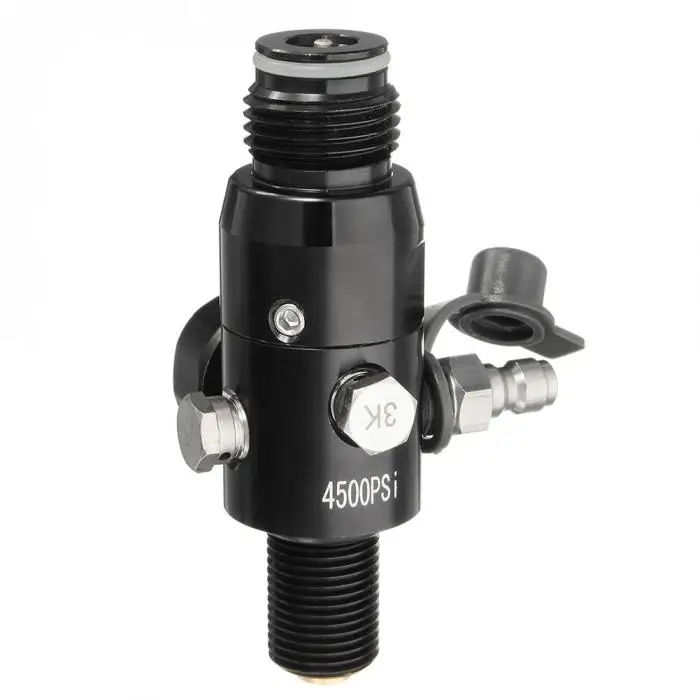 Новинка 5/8 дюйма 18UNF резьба Пейнтбольный клапан регулятор 4500psi HPA Воздушный бак выход 1800psi
