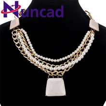 Wholesale Alloy Rhinestone Crystal Stone Retro Charm Jewelry Necklace For Women Luxury Necklace jewelry Party