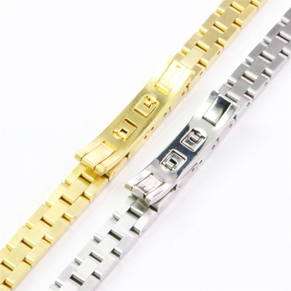 Way deng-Женские металлические часы из нержавеющей стали ремешок для часов 8 мм скрытая застежка ремешок браслет ювелирные изделия часы аксессуары-Y158