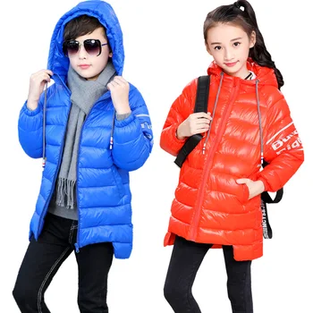 

Girls Winter Warm Jackets 2020 New Girls Cotton Padded Thick Jacket Hooded Kids Clothing Outerwear Infant Overcoat Girls Parka