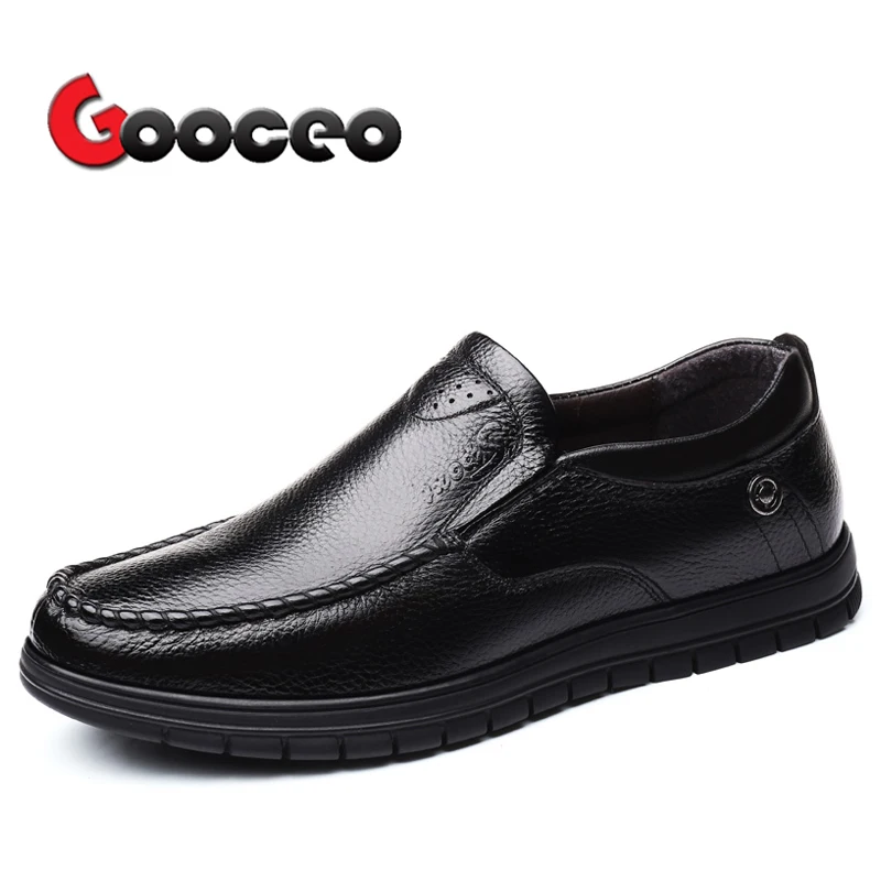 

Men's Loafers Flats Driving Shoes Dress For Men Spring Soft Cow Genuine Leather Comfortable Formal Casual Handmade Slip-On Flat