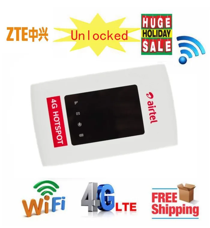 Мобильный Wi-Fi роутер ZTE Mf920 Airtel MF920V 150 Мбит/с 4G LTE Карманный pk e5573 e5770 ac790s | Компьютеры