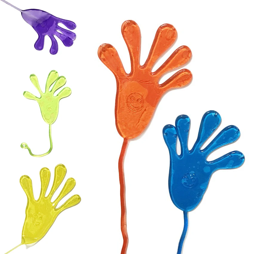 5pcs Elastic Sticky Squeeze Slap Hands Palm Toy Children Kid Party Favors GiftRG 