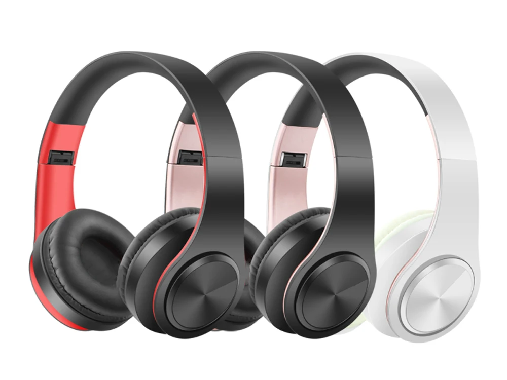 Wireless Bluetooth Headphone Foldable Stereo Headset with Mic Support FM radio TF AUX Handsfree Equalizer Music Earphone Earbuds (18)