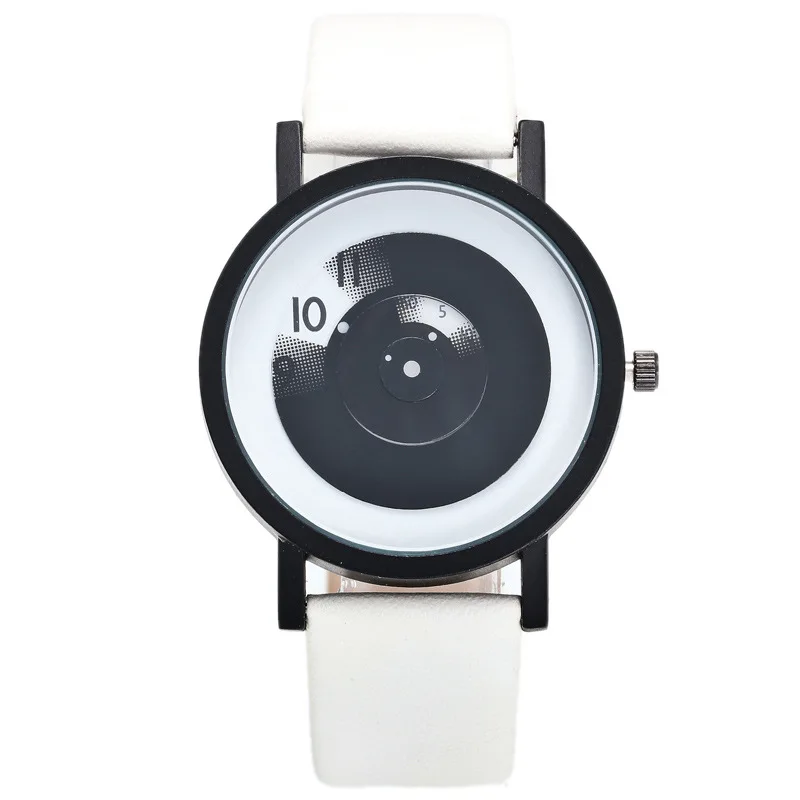 MINHIN, студенческие креативные часы, пара влюбленных, кварцевые наручные часы, подарок, стильные, без иглы, модный дизайн, женские спортивные часы - Цвет: 3827 white