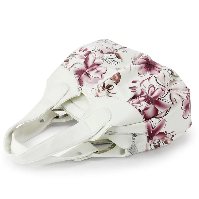 Bolsos de hombro de mujer de moda con estampado de flores bolso de mensajero de mujer 2019 diseñador de marca de lujo de cuero de alta calidad bolso de mujer Bolsos de hombro de mujer de moda con estampado de flores bolso de mensajero de mujer 2019 diseñador de marca de lujo de cuero de alta calidad bolso de mujer