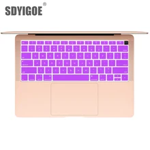 Пылезащитная пленка, силиконовая клавиатура для ноутбука, защитная пленка, водонепроницаемая пленка для macbook air 1" A1932, чехол для клавиатуры ноутбука, стиль
