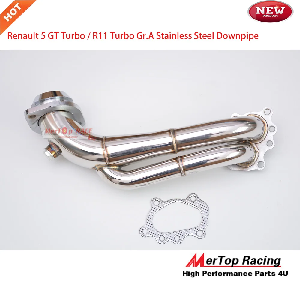 Flash Deal MERTOP RACE Full Exhaust  system  for  5GT manifold+Downpipe+cross over pipe+Catback 8