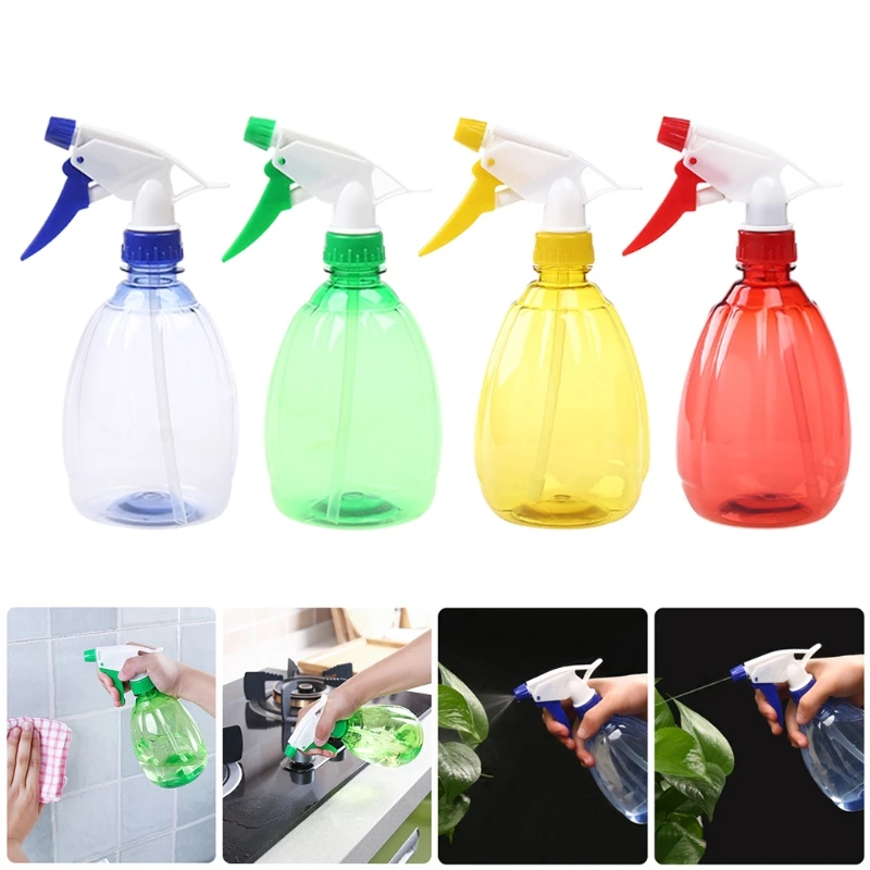 1PC500ml пластиковый прозрачный триггер пустой распылитель для пульвезатора цветочное растение парикмахерские случайные Садовые принадлежности