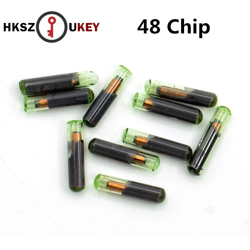 

10PCS/Lot Professional ID48 Glass Transponder Chip High Quality,key transponder chip id 48 OEM ID48 Glass megamos crypto chip