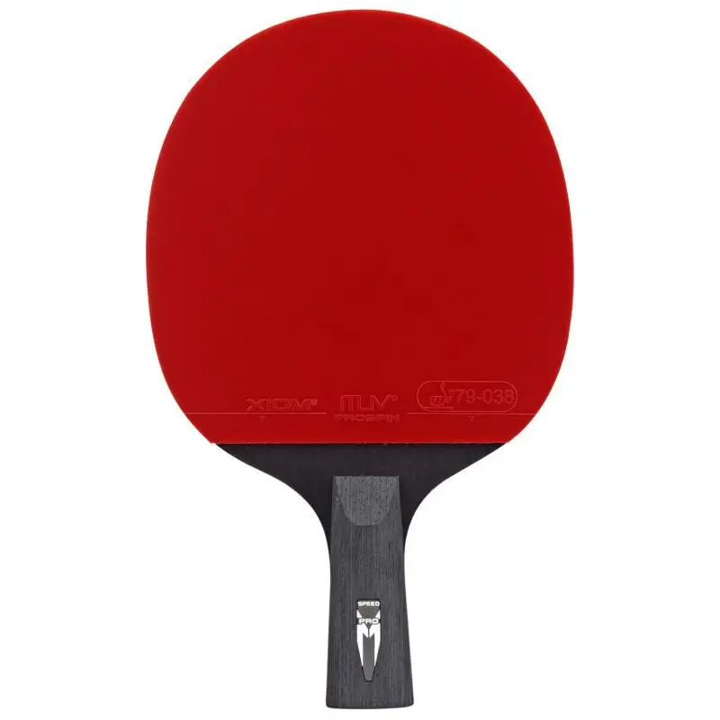 New Xiom Professional Table Tennis Racket Blade Rubber Pimples In High Quality 6/7/8/9 Stars Ping Pong Rackets - Цвет: 8 star short handle